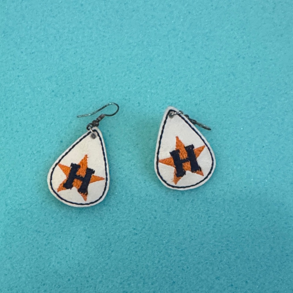 Astros earrings